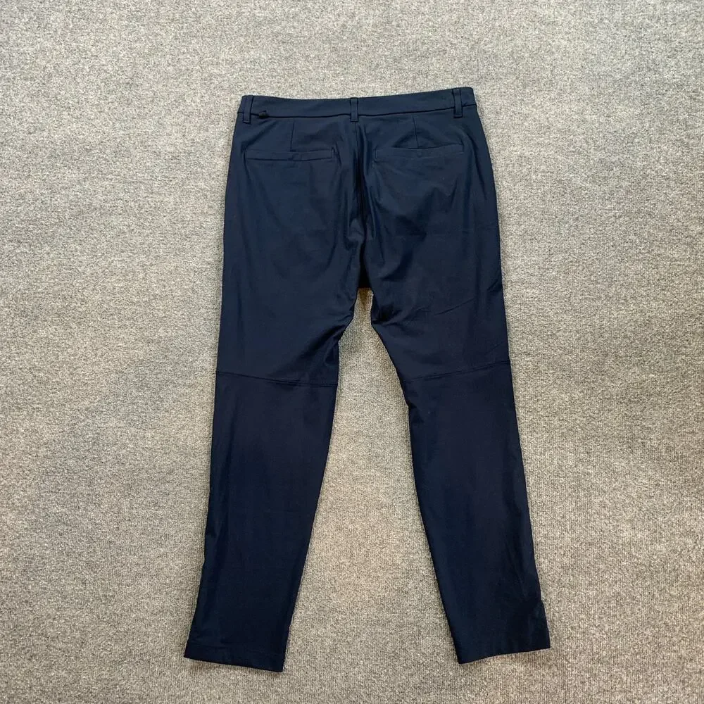 Lululemon Pants Mens 34 Navy Commission Slim Fit Warpstreme Performance Golf